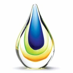 Cheap 🧨 6.5" Art Glass Teardrop Figurine by Zingz & Thingz 🥰