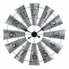Best Pirce 🔔 Galvanized Windmill Wall Clock by Zingz & Thingz 🎉 -Zingz and Thingz Shop D296733S 1