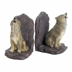Best deal 💯 5.5" Howling Wolf Bookends by Zingz & Thingz ✔️