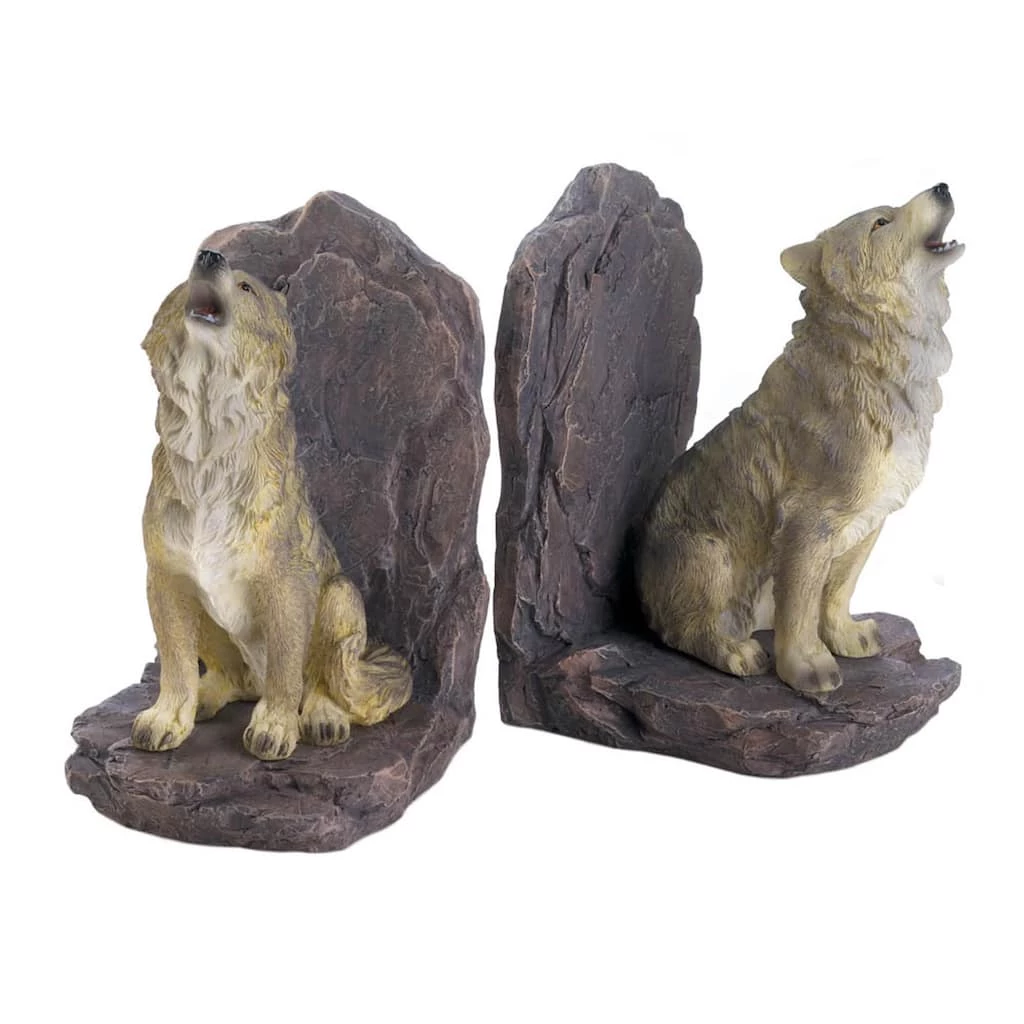 Best deal π― 5.5" Howling Wolf Bookends by Zingz & Thingz βοΈ 3 Best deal π― 5.5" Howling Wolf Bookends by Zingz & Thingz βοΈ