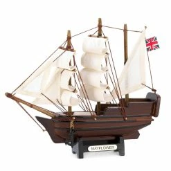 Hot Sale ❤️ 6.5" Mini Mayflower Ship Model Figure by Zingz & Thingz 😀