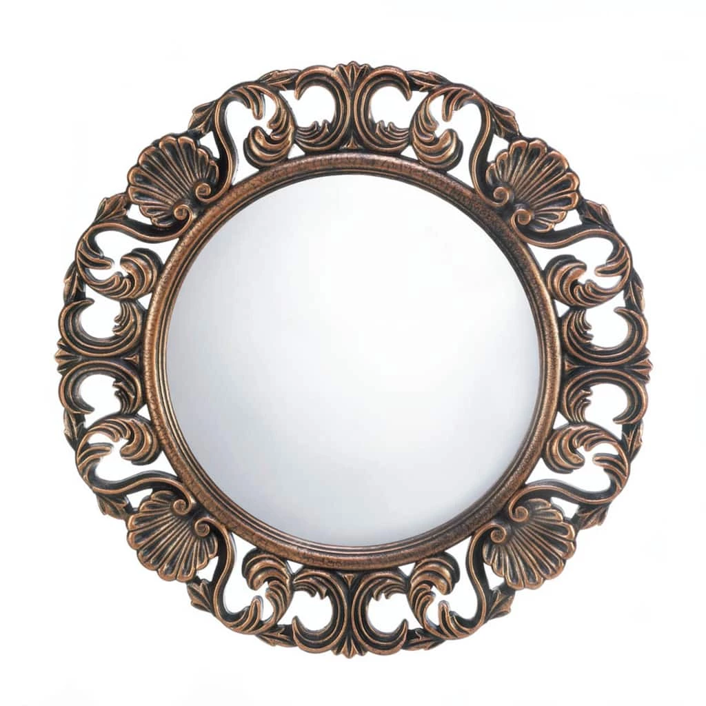 Wholesale 🔔 20" Heirloom Round Wall Mirror by Zingz & Thingz 😍 3 Wholesale 🔔 20" Heirloom Round Wall Mirror by Zingz & Thingz 😍