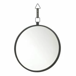Promo 🤩 Round Mirror with Leather Strap by Zingz & Thingz 👍