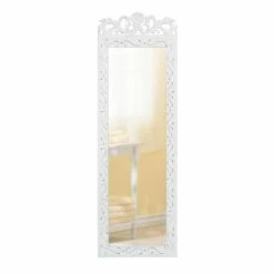 Coupon 👍 30.5" Elegant White Wall Mirror by Zingz & Thingz 👏