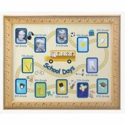 Best deal 🛒 12 Opening Class 1-12 Photo School Days Wall Frame by Zingz & Thingz 🔥