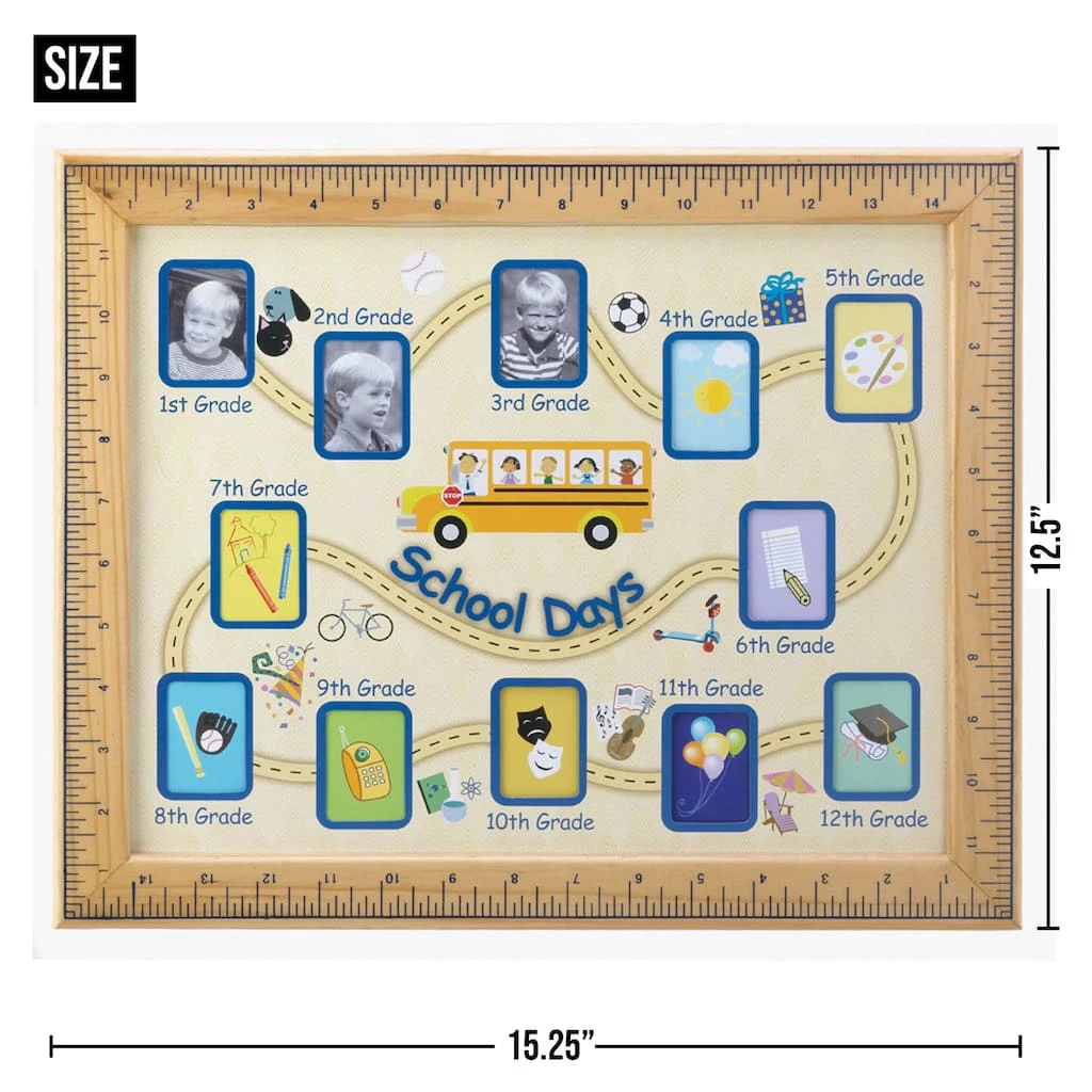 Best deal π 12 Opening Class 1-12 Photo School Days Wall Frame by Zingz & Thingz π₯ 5 Best deal π 12 Opening Class 1-12 Photo School Days Wall Frame by Zingz & Thingz π₯ - Image 4