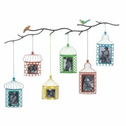 Best Sale 🎁 6 Opening Multicolor Birdcage Wall Frame by Zingz & Thingz 🧨