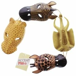 Brand new 👍 Animal Masks Wall Plaque by Zingz & Thingz 😉 -Zingz and Thingz Shop D296883S 3