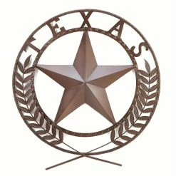 Wholesale 🤩 25.5" Metal Texas Star Wall Plaque by Zingz & Thingz 😀