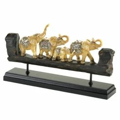 Best reviews of ⭐ 13.5" Carved Elephant Family Décor Accent by Zingz & Thingz 🧨