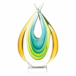 Best reviews of 🥰 11.5" Modern Art Glass Statue by Zingz & Thingz 🔥