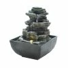 Outlet ⌛ 7" Tiered Rock Formation LED Tabletop Fountain by Zingz & Thingz ✨ -Zingz and Thingz Shop D296911S 1