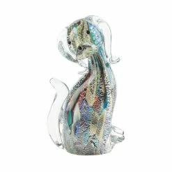 New 🎉 6.5" Designer Art Glass 🐶 Dog Figure by Zingz & Thingz 🤩