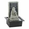 Best Sale 😀 11.5" Buddha Cascading LED Tabletop Fountain by Zingz & Thingz 🛒