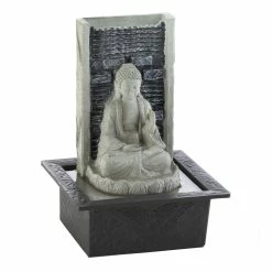 Best Sale 😀 11.5" Buddha Cascading LED Tabletop Fountain by Zingz & Thingz 🛒