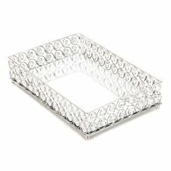 Wholesale 🧨 13" Shimmer Rectangular Jeweled Tray by Zingz & Thingz 👍