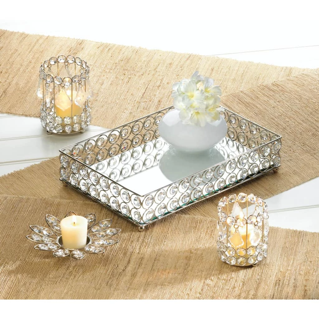 Wholesale 𧨠13" Shimmer Rectangular Jeweled Tray by Zingz & Thingz π 4 Wholesale 𧨠13" Shimmer Rectangular Jeweled Tray by Zingz & Thingz π - Image 2