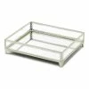 Flash Sale 😉 12" Silver Trim Glass Tray by Zingz & Thingz 🤩 -Zingz and Thingz Shop D296971S 1