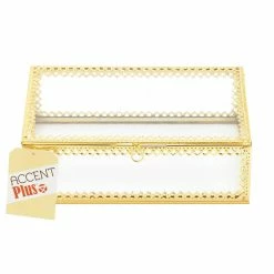New π 3" Gold Motif Jewelry Box by Zingz & Thingz β 9 New π 3" Gold Motif Jewelry Box by Zingz & Thingz β -Zingz and Thingz Shop D296976S 3