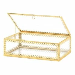 New π 3" Gold Motif Jewelry Box by Zingz & Thingz β 10 New π 3" Gold Motif Jewelry Box by Zingz & Thingz β -Zingz and Thingz Shop D296976S 4
