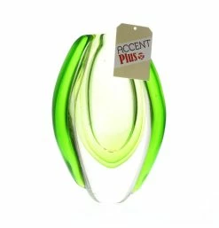 Outlet 🤩 8.5" Emerald Art Glass Vase by Zingz & Thingz 😉 -Zingz and Thingz Shop D296982S 3