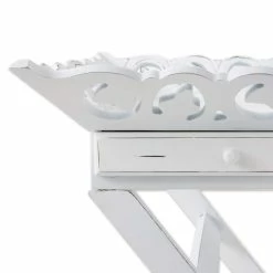 Buy ❤️ 27" White Elegant Tray Stand by Zingz & Thingz 💯 -Zingz and Thingz Shop D296984S 4