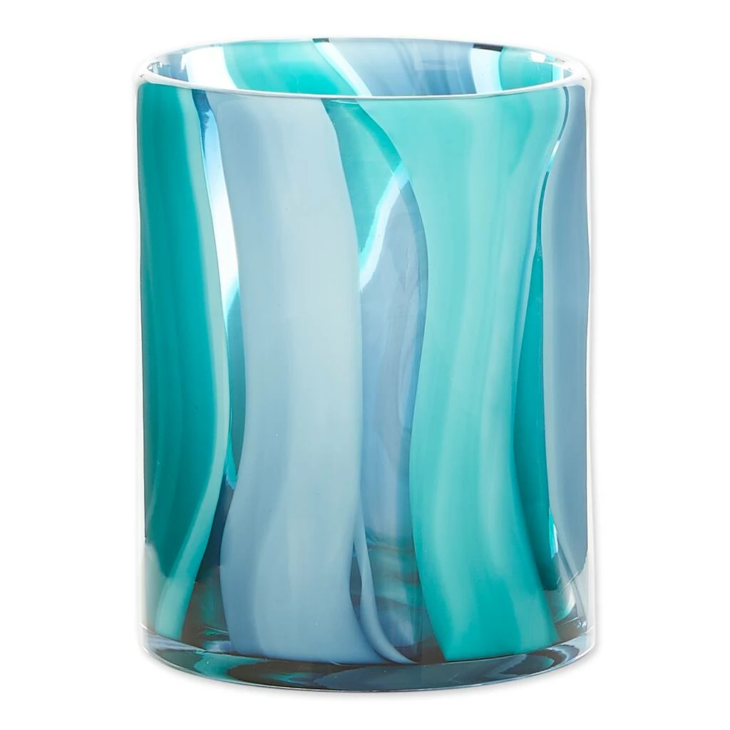 Flash Sale π 6.5" Small Blue Cylinder Glass Vase by Zingz & Thingz π 4 Flash Sale π 6.5" Small Blue Cylinder Glass Vase by Zingz & Thingz π - Image 2