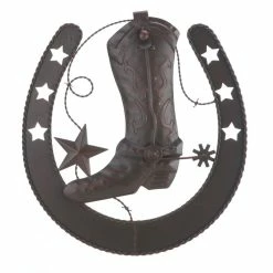 Hot Sale 🥰 Metal Boot & Horseshoe Wall Décor by Zingz & Thingz 😍