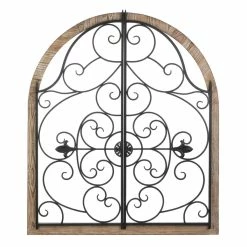 Coupon 🌟 Arched Wood & Iron Wall Décor by Zingz & Thingz 🔥