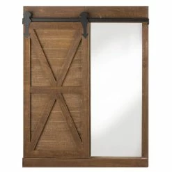 Hot Sale 🔥 Chalkboard & Mirror with Barn Door by Zingz & Thingz 🤩