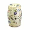 Best Sale 👍 19" Butterfly Garden Ceramic Stool by Zingz & Thingz 😍 -Zingz and Thingz Shop D297106S 1