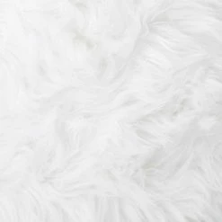Best deal 🎉 12" Fuzzy White Ottoman Pouf by Zingz & Thingz 😍 -Zingz and Thingz Shop D297148S 6