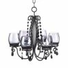 Flash Sale 🔥 14" Midnight Elegance Candle Chandelier by Zingz & Thingz 🥰 -Zingz and Thingz Shop D297152S 1
