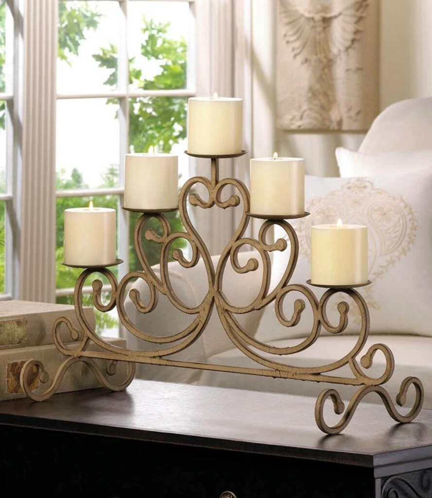Brand new π 24" Antiqued Iron Candle Stand by Zingz & Thingz β 4 Brand new π 24" Antiqued Iron Candle Stand by Zingz & Thingz β - Image 2