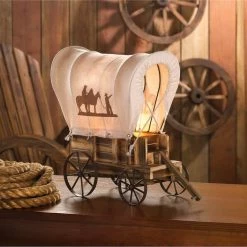 Best deal 🌟 13" Western Wagon Table Lamp by Zingz & Thingz 🛒 -Zingz and Thingz Shop D297190S 3