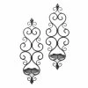 Deals 😍 15.75" Fleur-De-Lis Candle Wall Sconce, 2ct. by Zingz & Thingz 🔥 -Zingz and Thingz Shop D297193S 1