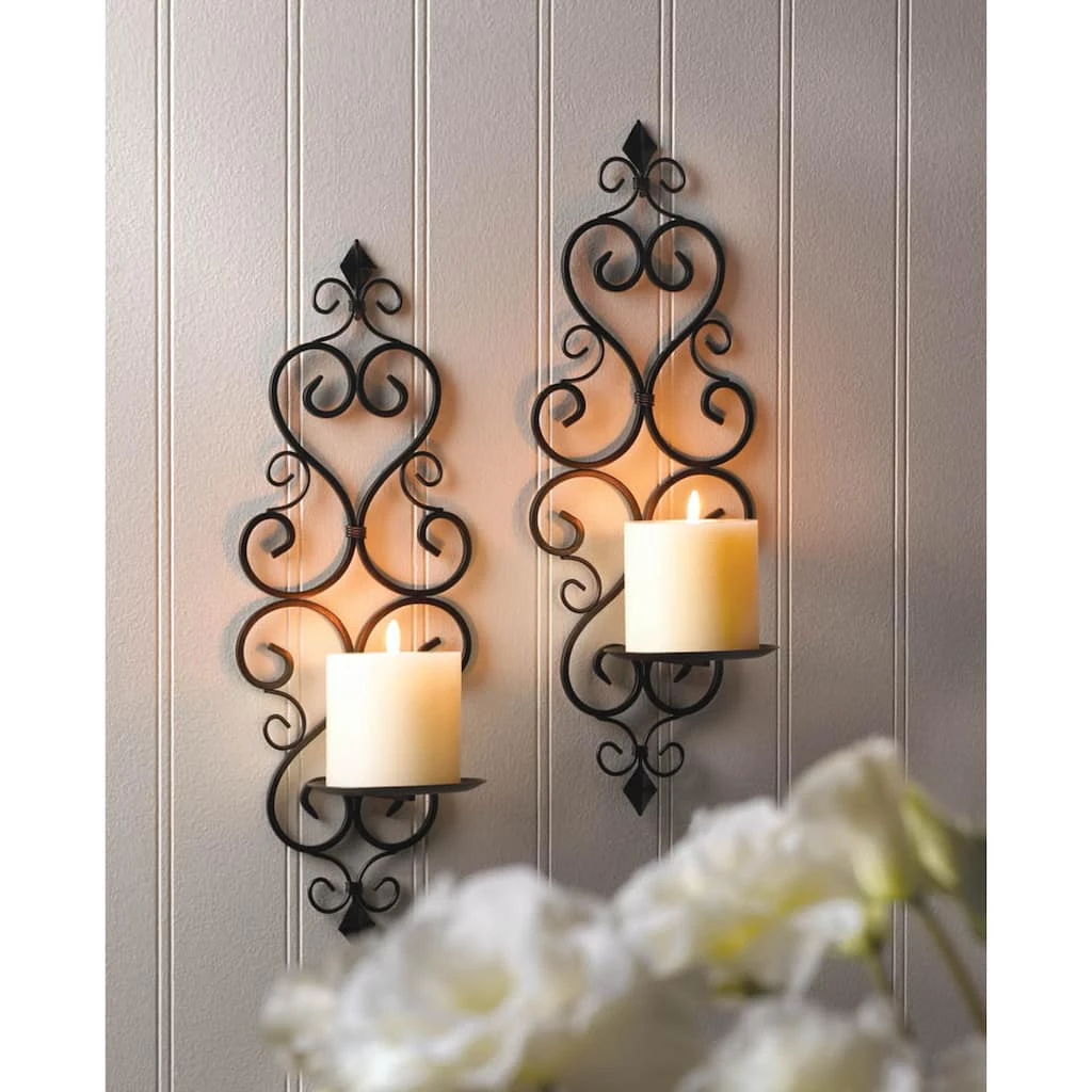 Deals π 15.75" Fleur-De-Lis Candle Wall Sconce, 2ct. by Zingz & Thingz π₯ 4 Deals π 15.75" Fleur-De-Lis Candle Wall Sconce, 2ct. by Zingz & Thingz π₯ - Image 2