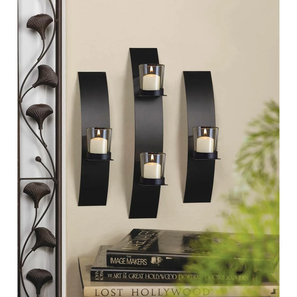 Cheapest π 14" Contemporary Candle Wall Sconce, 3ct. by Zingz & Thingz π 4 Cheapest π 14" Contemporary Candle Wall Sconce, 3ct. by Zingz & Thingz π - Image 2
