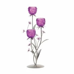 Best reviews of π 17.75" Fuchsia Blooms Candleholder by Zingz & Thingz π§¨