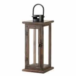 Cheapest 😍 15.75" Lodge Wooden Lantern by Zingz & Thingz 👏