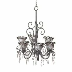Flash Sale 👍 12.75" Midnight Blooms Candle Chandelier by Zingz & Thingz 😍