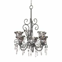 Flash Sale π 12.75" Midnight Blooms Candle Chandelier by Zingz & Thingz π 7 Flash Sale π 12.75" Midnight Blooms Candle Chandelier by Zingz & Thingz π -Zingz and Thingz Shop D297219S 2