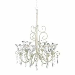 Promo ⭐ 13'' Crystal Blooms Candle Chandelier by Zingz & Thingz ✨