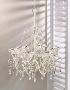 Promo ⭐ 13'' Crystal Blooms Candle Chandelier by Zingz & Thingz ✨ -Zingz and Thingz Shop D297223S 4