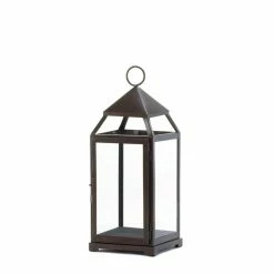 Coupon 🧨 18'' Bronze Contemporary Lantern by Zingz & Thingz ⌛