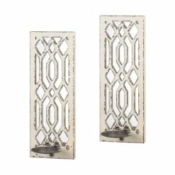 Best deal 🛒 17'' Deco Mirror Candle Wall Sconce, 2ct. by Zingz & Thingz 🔔
