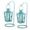 Best reviews of ❤️ 9'' Baby Blue Hanging Railroad Lantern, 2ct. by Zingz & Thingz 🎉 -Zingz and Thingz Shop D297260S 1