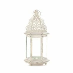 Best reviews of π€© 16'' Sublime Distressed White Lantern by Zingz & Thingz π₯°