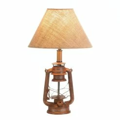 Top 10 🌟 19'' Vintage Camping Lantern Table Lamp by Zingz & Thingz 👍