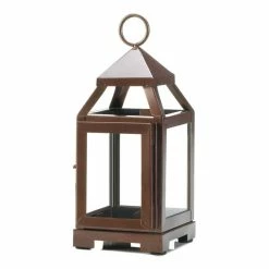 Outlet 🥰 8.75" Copper Mini Contemporary Lantern by Zingz & Thingz 😍